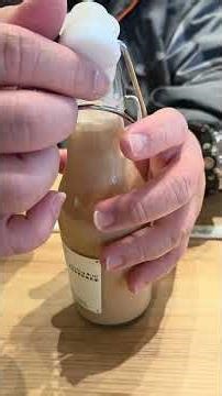 Hongkong drink "Silk Stocking Milk Tea" amazing to create design and taste 👌