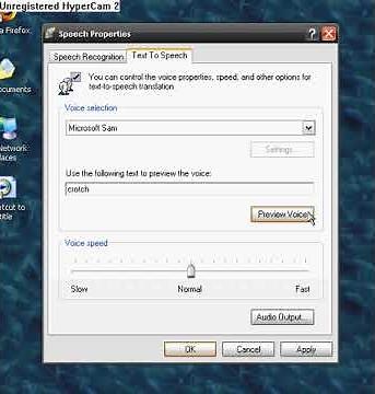 Microsoft Sam Voice - He can't say crotch!