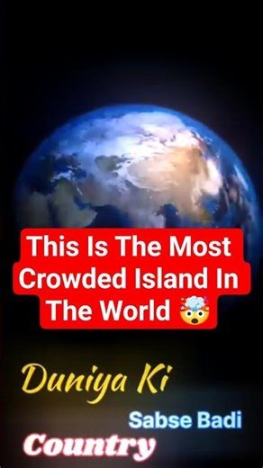 Amazing Facts😱 | This Is The Most Crowded Island In The World 🤯 #shorts #viral #facts