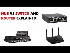 Hub, Switch, and Router - What's the Difference?