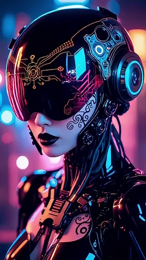 Exploring Cyberpunk AI Cyborg Art