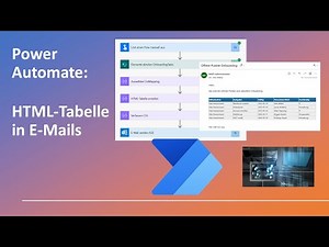 Power Automate: HTML-Tabellen in E-Mails