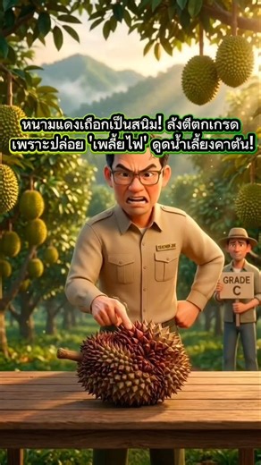 หนามแดงเถือกเป็นสนิม! ล้งตีตกเกรด เพราะปล่อย 'เพลี้ยไฟ' ดูดน้ำเลี้ยงคาต้น!