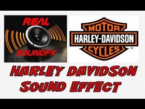 Harley Davidson motorcycle motorbike sound effect - realsoundFX
