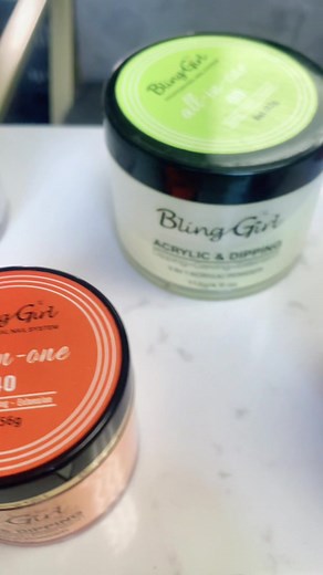 Bling Girl All in One Acrylic Powders for Strong, Long-Lasting Nails