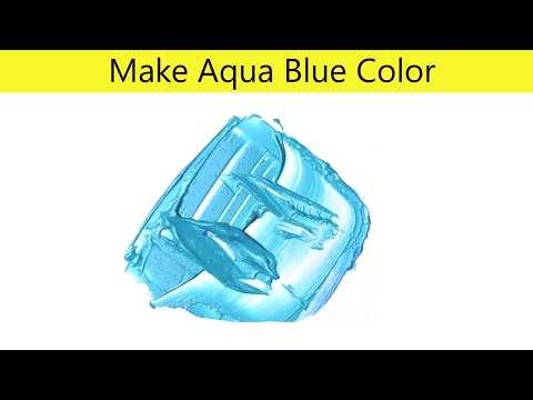 How To Make Aqua Blue Color ( Easy Trick For Beginners)