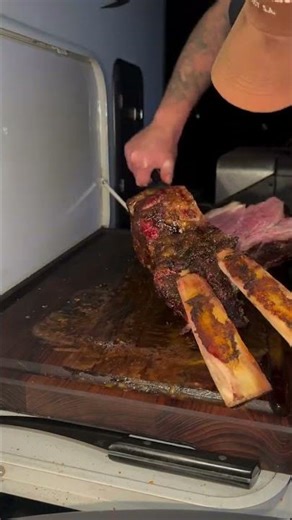 Big Enough or Still Hungry? 🔥🍖 #foodshorts #food #steak #meat #youtubeshorts #shorts