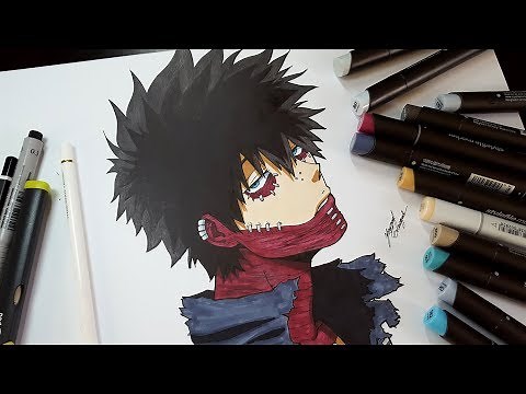 Drawing Dabi From Boku No Hero Academia