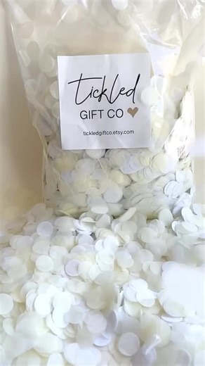 White & Ivory Biodegradable Tissue Paper Confetti: Wedding Aisle Toss - Etsy