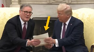CAN TRUMP READ? Asks British PM to read out loud | The David Pakman Show