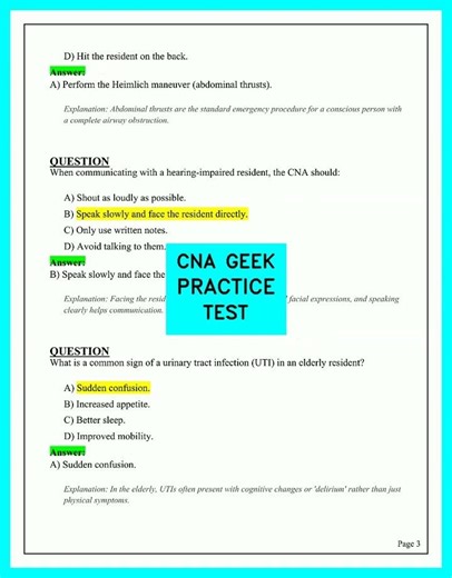 CNA Geek Practice Test 2026: 70 Tricky Questions You’ll Actually See!