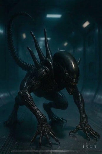 「Hungry Xenomorph Hunt in Space Corridor｜飢餓異形的太空艙狩獵」