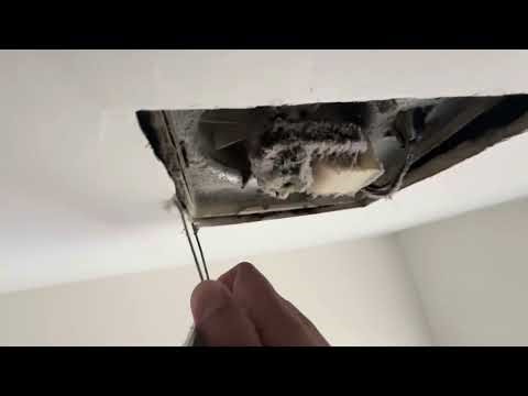 How to replace a ceiling exhaust fan. ReVent model RVL80