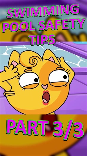 Swimming pool safety tips song 🌊🛟 PART 3 🐨 Kids songs and nursery rhymes #educational #forkids