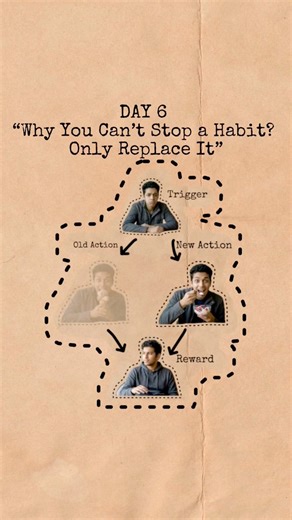 DAY 6 — “Why You Can’t Stop a Habit — Only Replace It” #activelifestyle