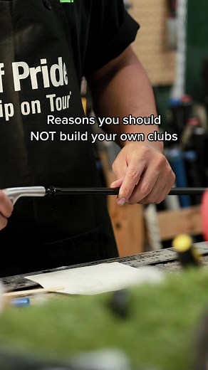 Club build part 3 of 6 | Quick set epoxy is great if you want to bring to the course that day - otherwise, get the 24hr one and be patient with set time #golf #golfswing #golftiktok #golfer #golftips #golfing #golfcourse #golflife