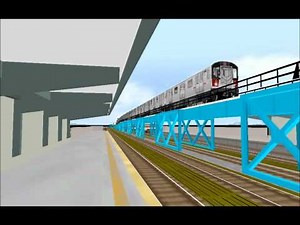 Nyctrman: Virtual Fanning Openbve 7 train at 111th Station