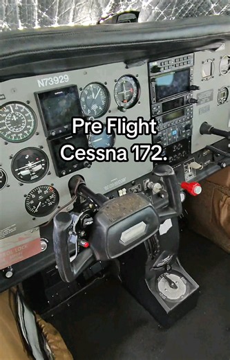 Pre flight Cessna 172. #piloto #aviation #pilot #plane #studentpilot | plane