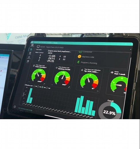 CMM-Manager’s Client Monitor App helps you monitor all your CMMs from a user friendly Windows app
