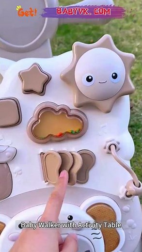 Baby Walker with Activity Table – Walking Practice & Playtime in One #BabyWalker