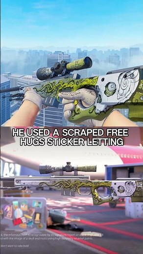 AWP Worm God x DGL Printstream Sticker Crafts | #cs #cs2 #crafts #update