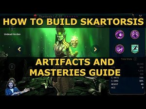 Raid Shadow Legends How To Build Skartorsis | Best Masteries and Artifacts Guide | Raid SL Gear