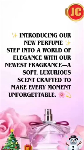 17K views · 46 reactions | This Christmas, unwrap the gift of timeless allure. A fragrance that captures the essence of the season—where elegance meets enchantment. Get ready to indulge in the scent of pure magic. Coming soon… | JC Club Belize | Facebook