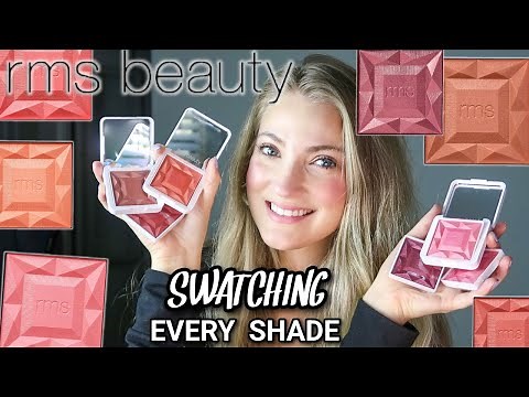 RMS Beauty "Re Dimension" Blush Swatches (EVERY SHADE) & Review