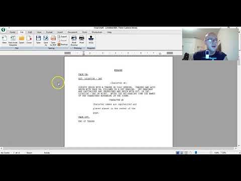 How to Create a Blank Screenplay Document in Final Draft 10
