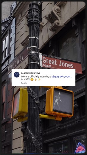 NYC asked, we listened.🗽 We’re finally here… 683 Broadway, NYC. Doors officially open Sunday, April 12 at 12PM. The first 100 guests in line get FREE FROYO🍦✨ But if you like being first... We’re giving our loyalty members early access on Saturday, April 11 from 3-7PM. The first 100 loyalty guests also get FREE froyo (exclusively for loyalty members). Download our app anytime between now and Saturday to unlock your early access pass. See you soon, New York! 🫶 #GoGreekYogurt #newyorkeats #nycfo