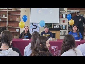 West Campus High School and Elk Grove Unified students athletes officially sign letters of intent | Sacramento City Unified School District