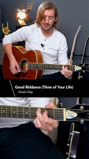 63K views · 87 reactions | Quick tutorial for Good Riddance (Time Of Your Life) by Green Day. More help at www.andyguitar.co.uk  20% OFF the acoustic guitar I'm playing here, Brunswick AGF200, NOW JUST £100 from andyguitar.co.uk/shop #greenday #andyguitar #acousticsongs | Andy Guitar | Facebook