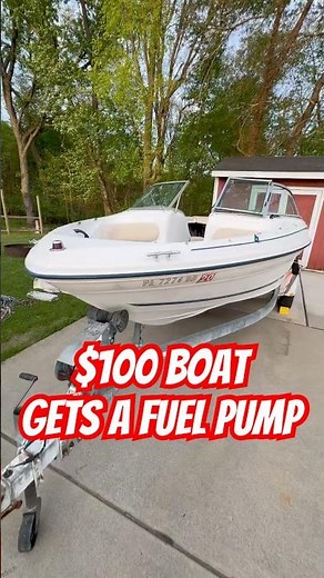 New fuel pump who dis? #boat #bargain #project
