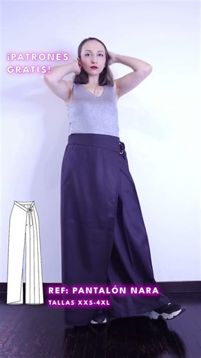 Pantalón japonés fácil y sofisticado ✨ | Tutorial en mi canal