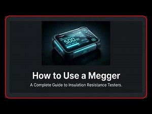How to Use a Megger: Step-by-Step Guide to Insulation Testing