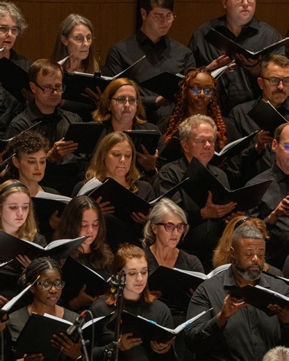 Chicago Philharmonic on Instagram: "An excerpt from the Chicago Premiere of Damien Geter’s An African American Requiem, drawn from “Liber scriptus / There’s A Man Goin’ Round," featuring soaring vocals from soprano Tiana Sorenson and tenor Cameo Humes alongside the Apollo Chorus of Chicago and your Chicago Philharmonic. The traditional setting of the Liber scriptus translates to: "A book will be brought forth, in which all will be written, by which the world will be judged." In An African Americ