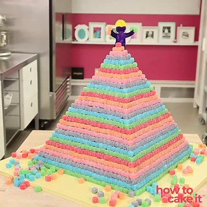 Pyramid Candy Cake! (Crazy) 🤯 | How To Cake It