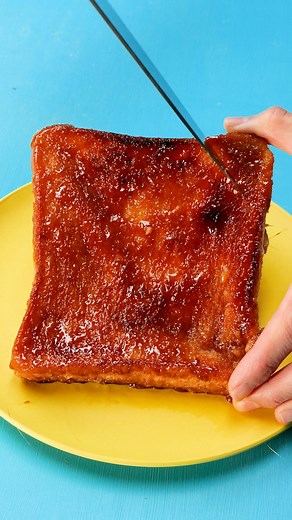 Tasty Japan-人気No.1簡単料理・幸せレシピ on Instagram: "【もー食パン何枚あればいいの！】子どもが飛んで喜ぶ♡簡単激うまトースト / Caramelized Sugar Toast @tastyjapan 👈他のレシピもチェック！ 2人分 材料： 食パン（6枚切り） 2枚 バター 30g グラニュー糖 大さじ2 作り方： ① フライパンにバターをひいて中火で熱し、バターが溶けたらグラニュー糖を加えて混ぜる。 ② ①に食パンをおき、両面がカラメル色になるまで何度か裏返して焼いたら、完成！ === Caramelized Sugar Toast Servings: 2 INGREDIENTS 2 slices bread 30g butter 2 tablespoons sugar PREPARATION 1. Heat the butter in a pan on medium. When the butter is melted, add sugar and stir well. 2. Place the bread on (1). Cook while