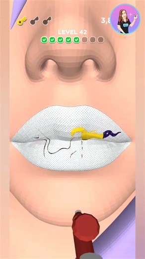 Amazing Mermaid Lips - Lip Art 3D Game