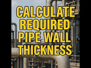 #How to Calculate Pipe Wall Thickness as per ASME B31.3 | Formula + Example Explained