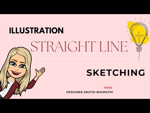 Straight line drawing|illustration|sketching