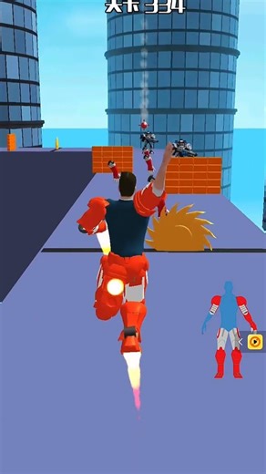 iron man piece collect run 3d game #shorts