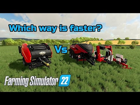 Silage wrapping | Is the fast bale actually fast? Vicon Fast Baler vs Case Baler and Kuhn wrapper