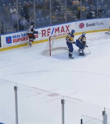 3K views · 81 reactions | The Big Mac saw big gains  Congratulations to goalie Ethan McCallum on winning the Most Improved Player Award! | Saskatoon Blades Hockey Club | Facebook