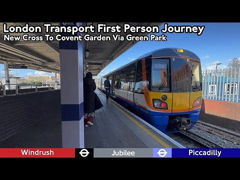 London Overground Windrush Line, Jubilee Line & Piccadilly Line Journey: New Cross To Covent Garden