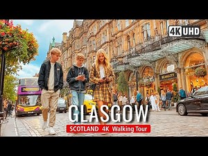 GLASGOW Walking Tour 4K | Victorian Grandeur: What Makes Glasgow City Special?