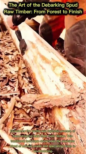 The Art of the Debarking Spud: Raw Timber Processing