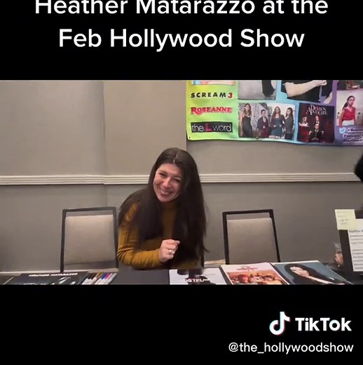She is the sweetest! #heathermatarazzo #welcometothedollhouse #princesdiaries #popculture #autograph #meetandgreet #thehollywoodshow #cultmovies