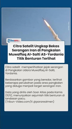 Penampakan Citra Satelit Tunjukkan Bekas Gempuran Rudal Iran di Markas AS, Ada Titik Benturan