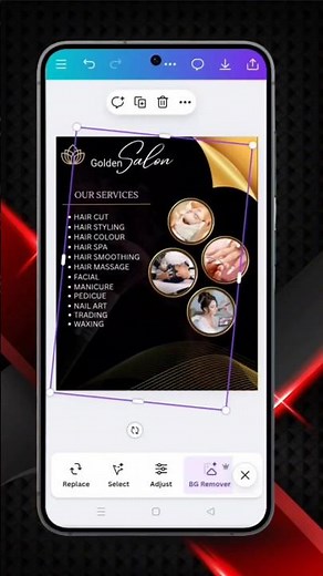 How to create Beauty Salon Poster in canva| flyer| Beauty parlour Advertisement|#canva #graphics